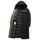 Ronan | Heren Lange Hooded Zware Winterjas