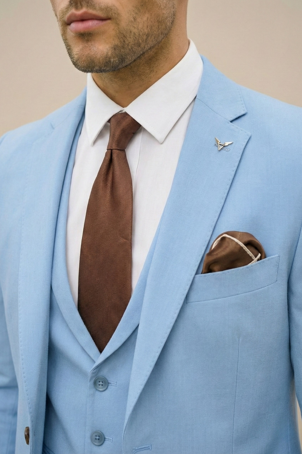 Stephen | Heren elegant driedelig slim fit pak