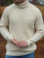 Reed | Heren Gebreide Trui met Hoge Hals