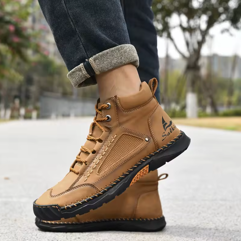 VogSalkin 2.0 - Barefoot all-terrain laarzen met een geprofileerde zool en waterdicht vegan leer