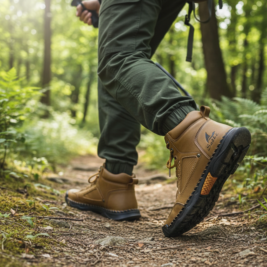 VogSalkin 2.0 - Barefoot all-terrain laarzen met een geprofileerde zool en waterdicht vegan leer