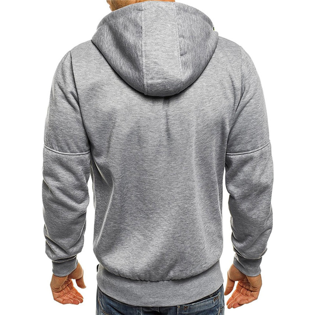 Damien | Heren Rits- en Koordsluiting Sweater Hoodie