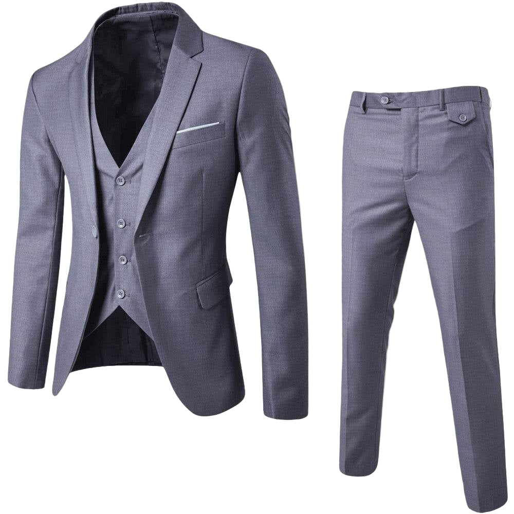 Franklin | Heren driedelig slim fit trouwpak