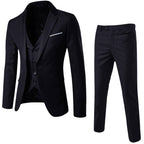 Franklin | Heren driedelig slim fit trouwpak