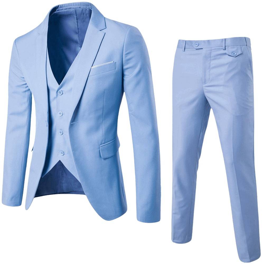 Franklin | Heren driedelig slim fit trouwpak