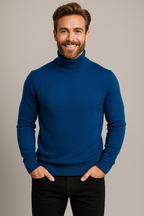 Blaine | Heren Lente Turtleneck Trui in Gedurfde Kleuren