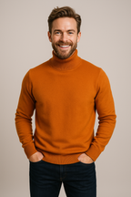 Blaine | Heren Lente Turtleneck Trui in Gedurfde Kleuren