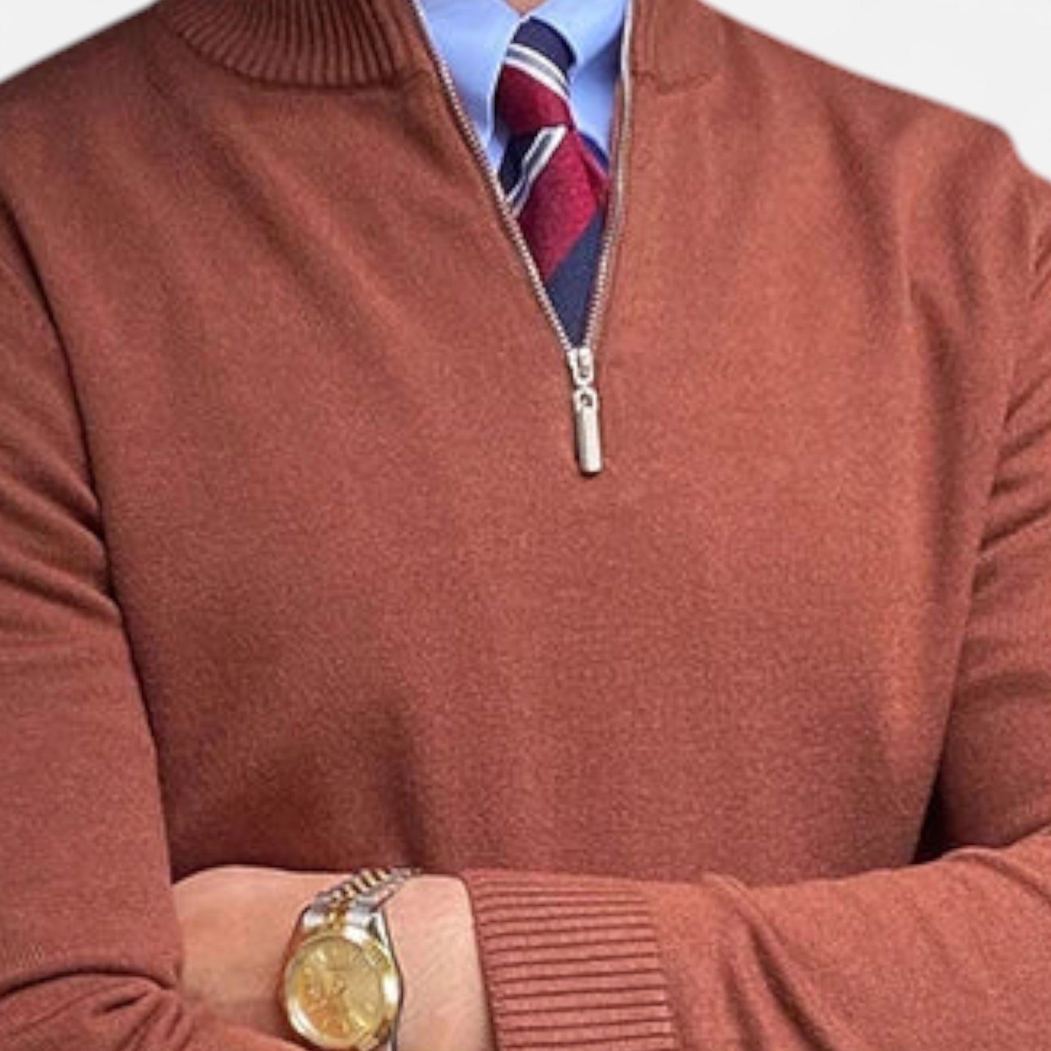 Ethan | Heren klassieke half-zip trui