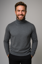 Zachary | Heren Lente Rollneck Pullover Trui