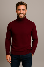 Zachary | Heren Lente Rollneck Pullover Trui