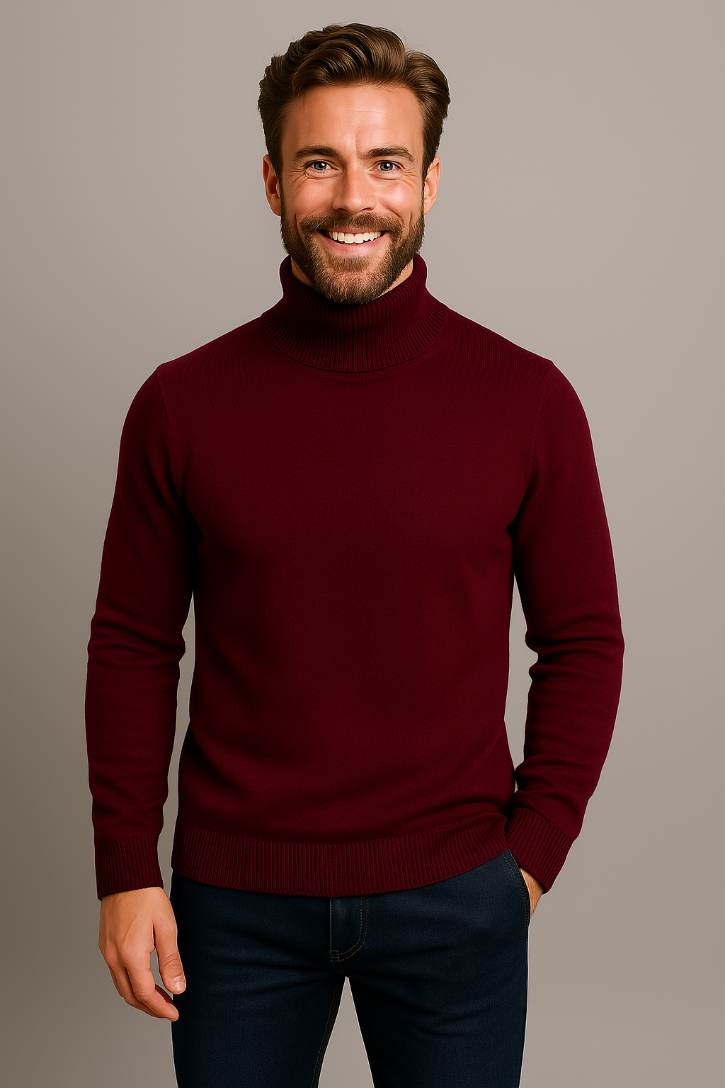 Zachary | Heren Lente Rollneck Pullover Trui