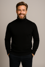 Zachary | Heren Lente Rollneck Pullover Trui