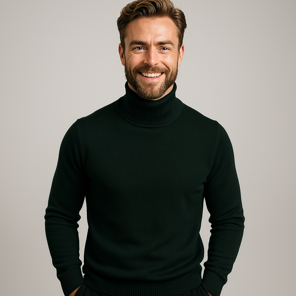 Zachary | Heren Lente Rollneck Pullover Trui