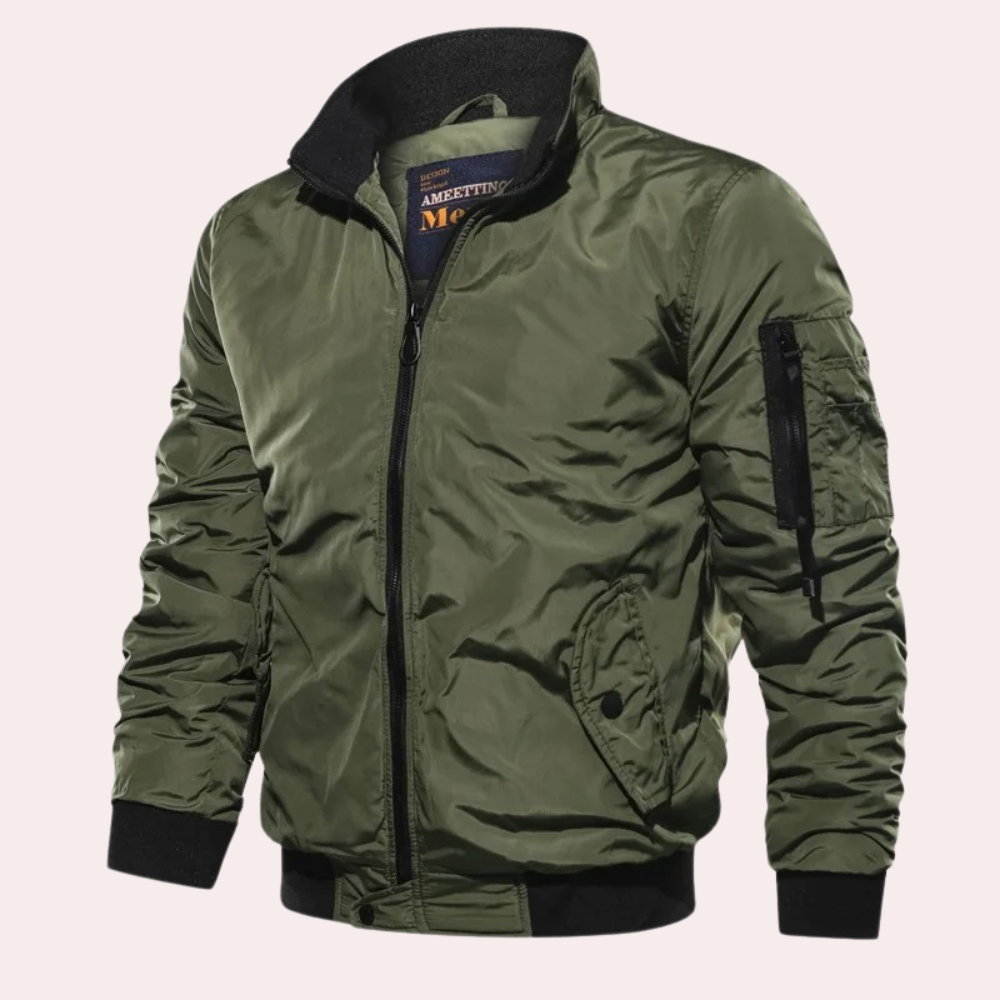 Fredrick | Heren Casual Bomberjack met Ritssluiting