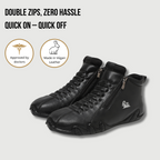 VogBeck 2.0 – Ademend Orthopedisch Schoenen met Dubbele Rits Comfort